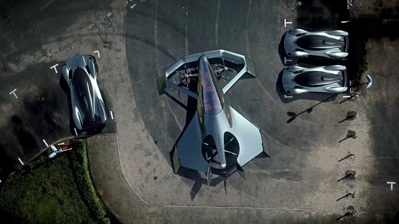 El Aston Martin Volante Vision Concept cuenta con tres propelas instaladas horizontalmente alimentadas por energía eléctrica