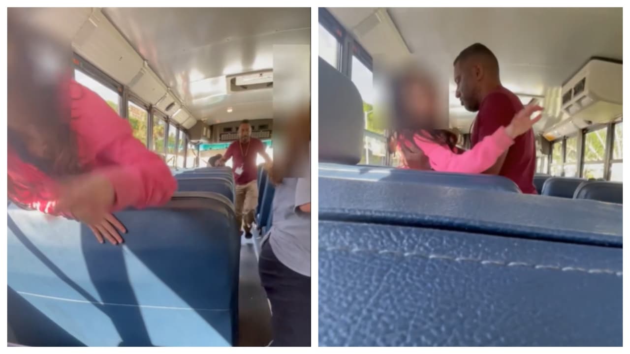 Niña de 9 años con necesidades especiales es zarandeada por asistente de autobús escolar: video causa indignación