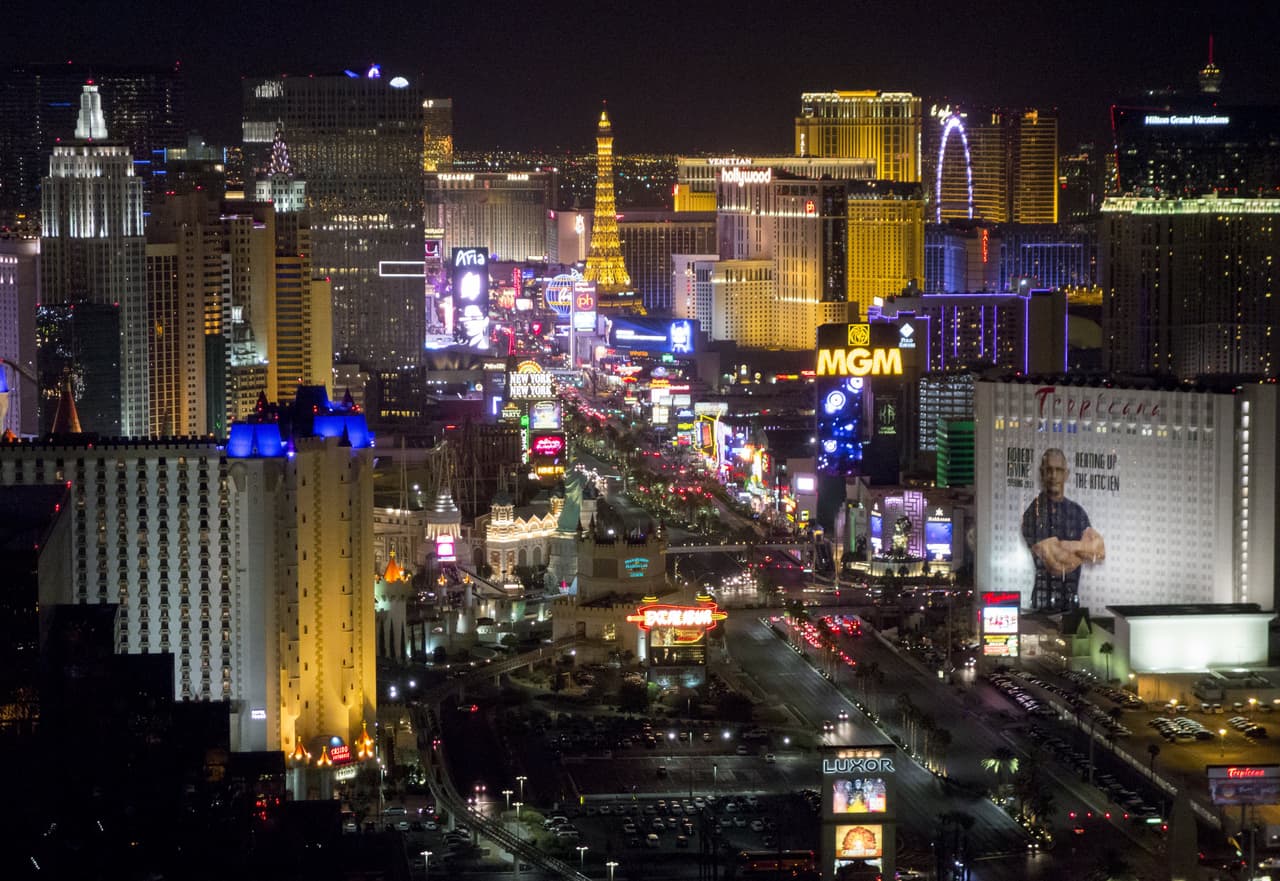 La influencia de Las Vegas también define a su alrededor una 'megaregión'.