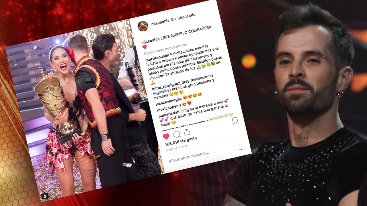 La reacción de Mike Bahía al triunfo de Greeicy Rendón en MQB