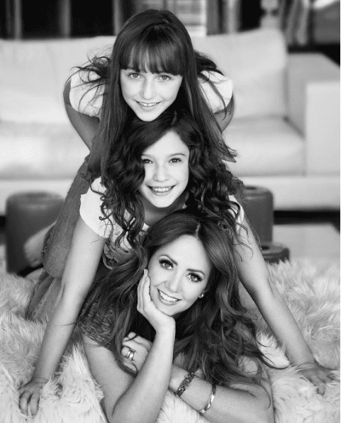 Mia y Nina, las hijas de Andrea y Erik Rubin son hermosas y divertidas.