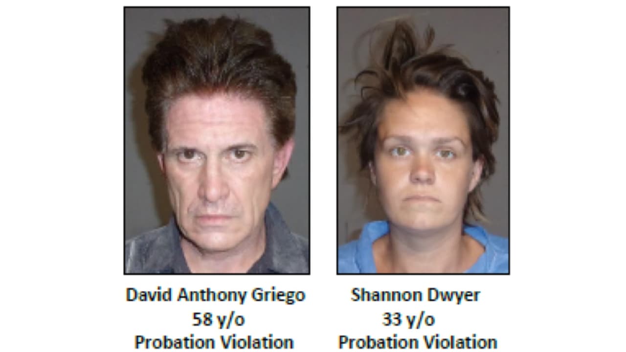 David Anthony Griego, de 58 y Shannon Dwyer, de 33, son buscados por violar la libertad condicional.
