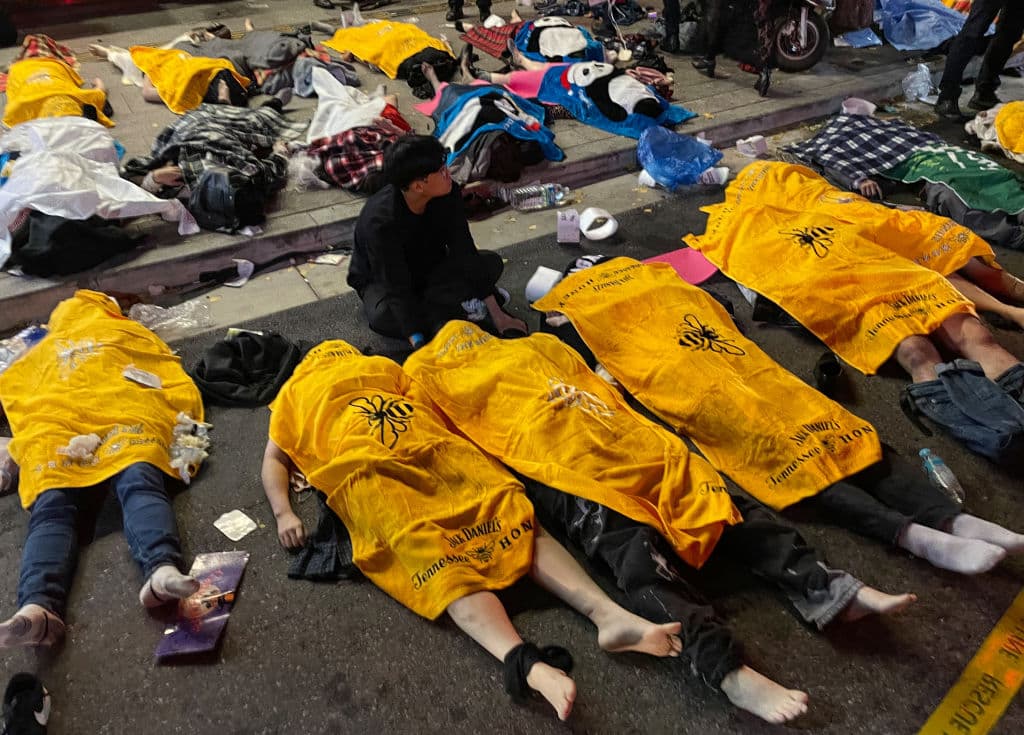 Es la primera vez que se celebra Halloween en Corea del Sur desde el inicio de la pandemia de covid-19 en 2020.