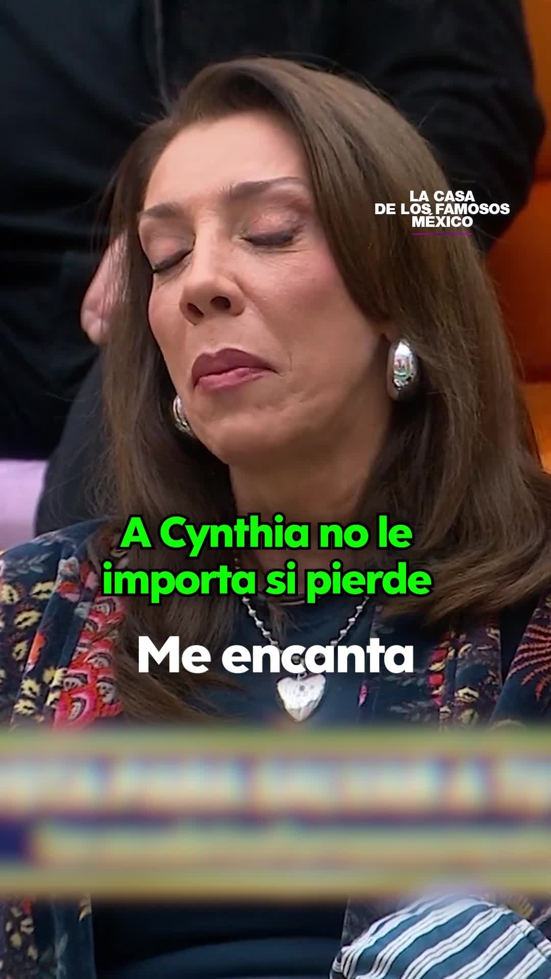 Cynthia se siente atrapada en el juego