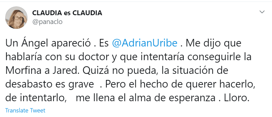 Adrián Uribe ayuda a fan con cáncer terminal