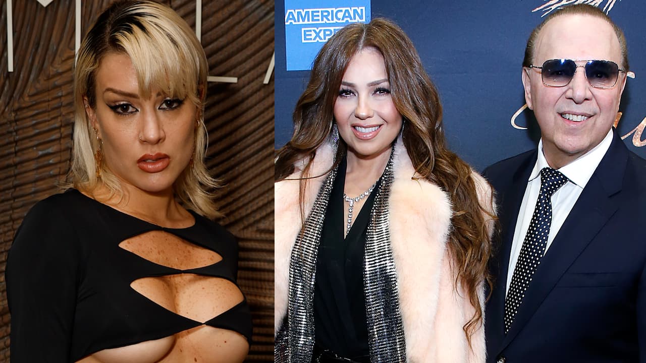 Leslie Shaw dice que no aclarará con Thalía el rumor que la liga con Tommy Mottola para no "incomodar"