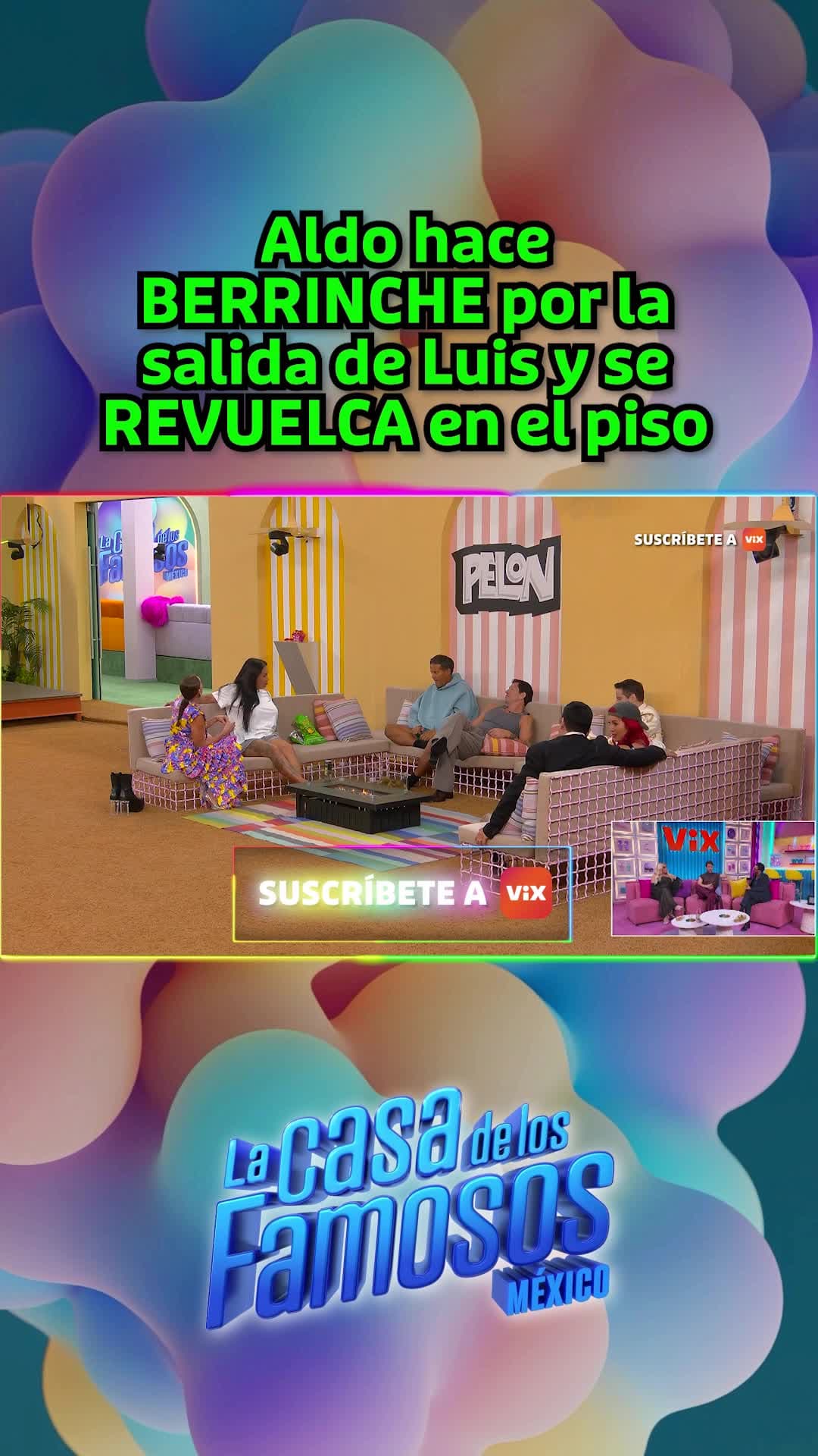 Aldo hace BERRINCHE por la salida de Luis y se REVUELCA en el piso