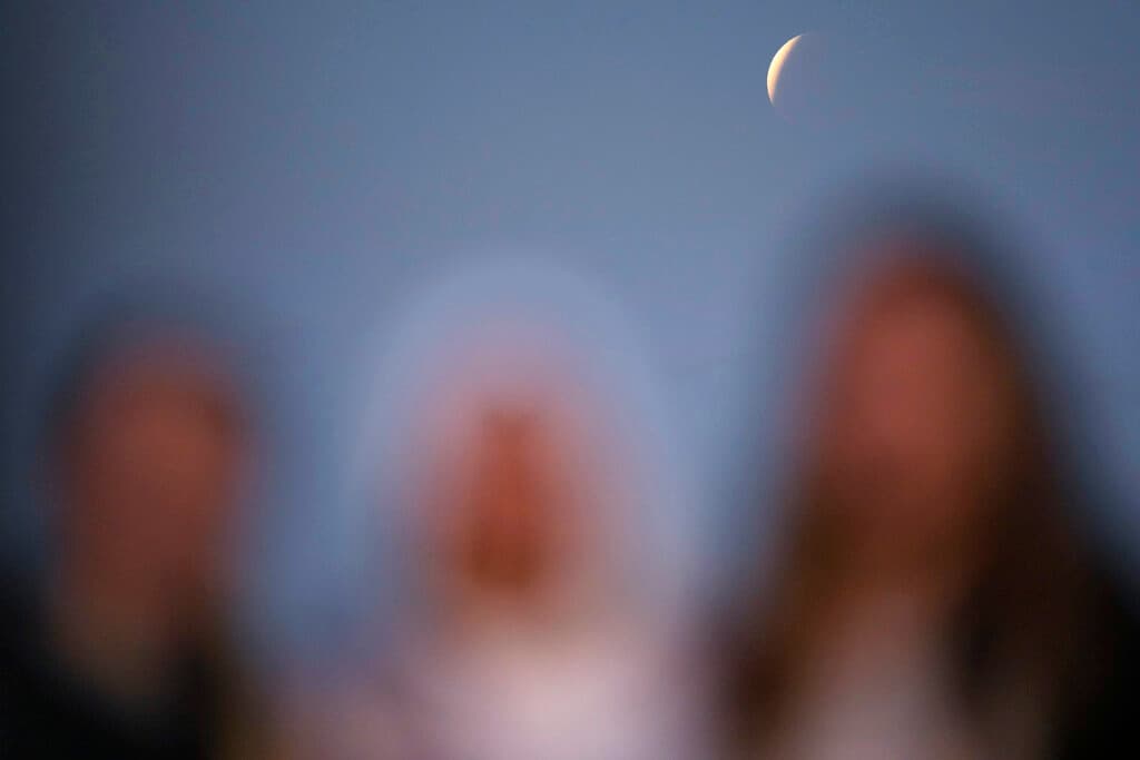 El eclipse lunar desde Paraguay.