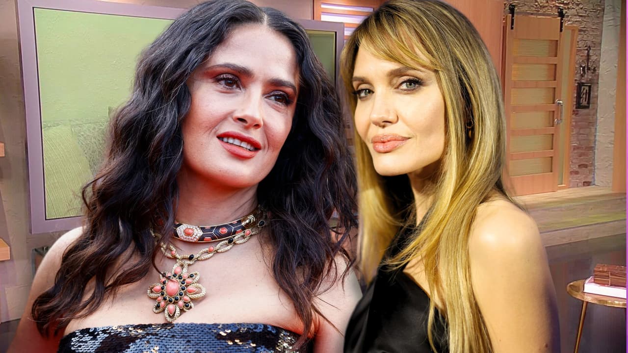 Escolta de Salma Hayek agrede a la prensa tras visitar con Angelina Jolie México