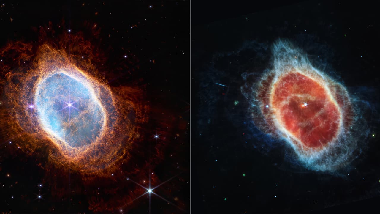 La Agencia Espacial de EEUU (NASA) publicó varias fotografías captadas por el telescopio James Webb donde se muestra por primera vez cómo son interactúan las galaxias a millones de millas de distancia de la Tierra.
