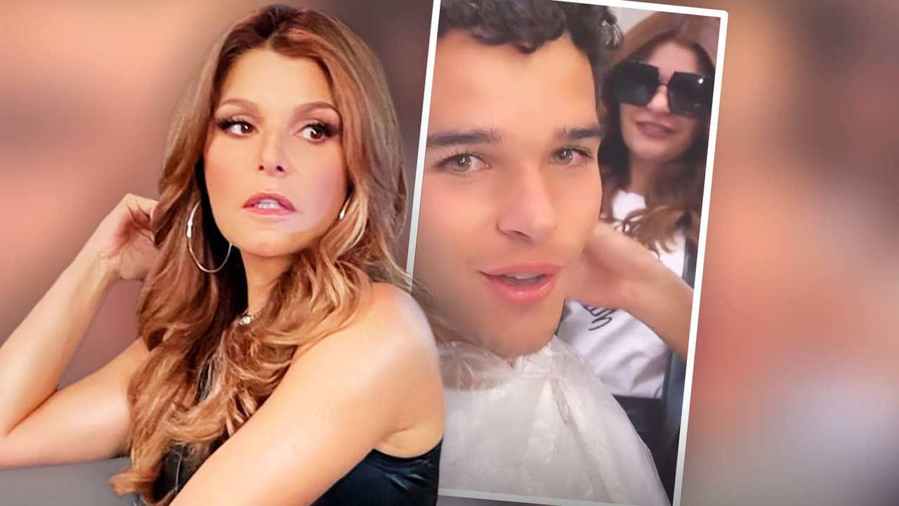 Itatí Cantoral llevó a cortar el pelo a su hijo Roberto y salió como “suegra”