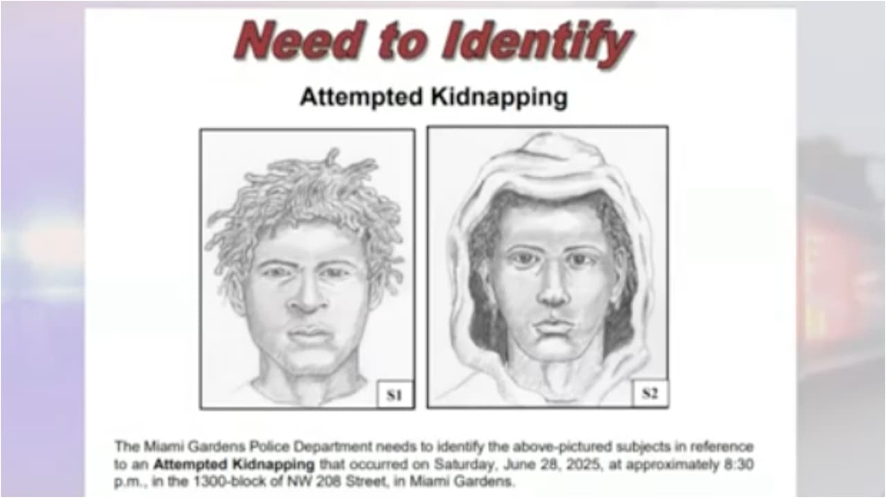 Buscan a hombres que intentaron secuestrar en Miami Gardens a un menor de edad