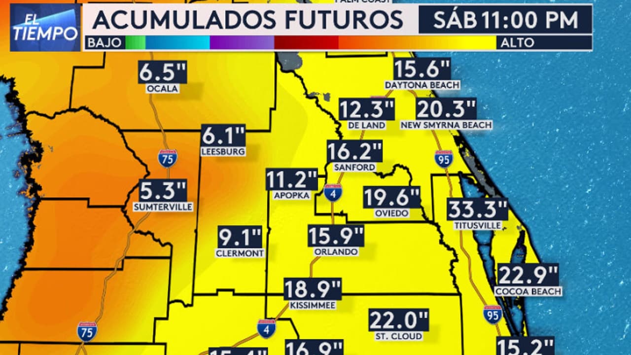 Los residentes deben estar alerta y preparados para posibles condiciones climáticas severas.