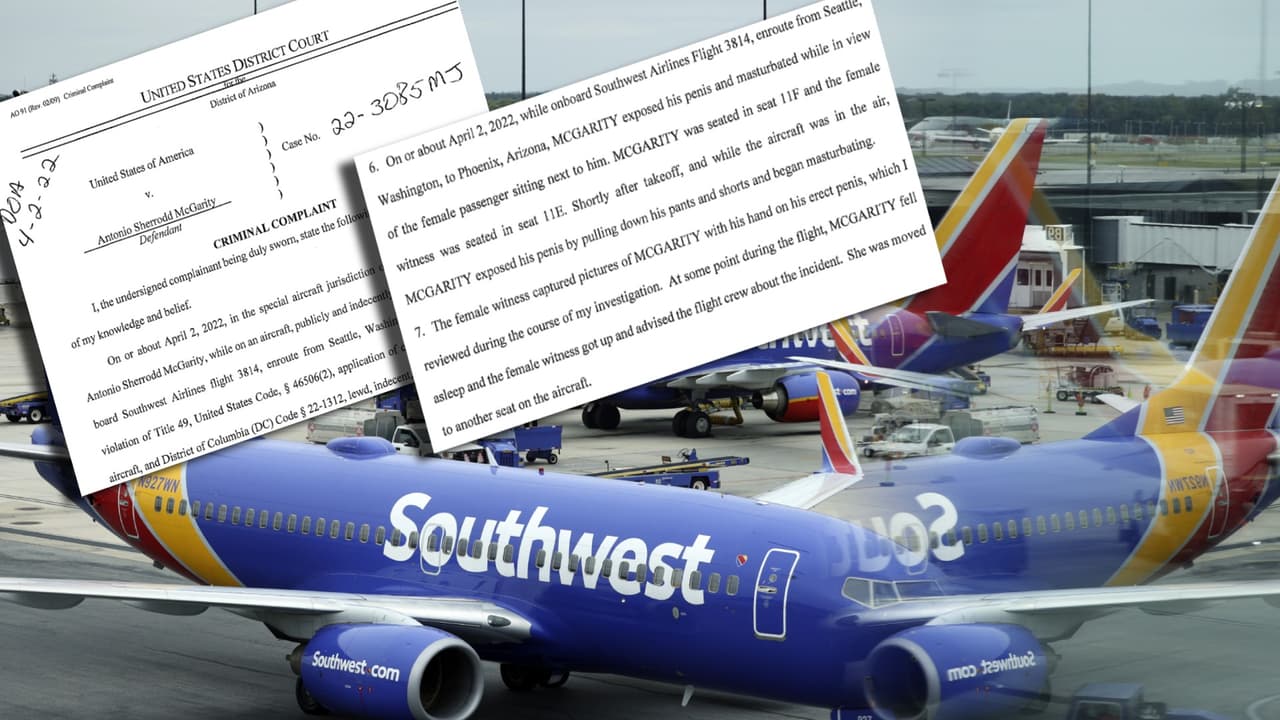 Arrestan a pasajero de Southwest Airlines por masturbarse cuatro veces en pleno vuelo