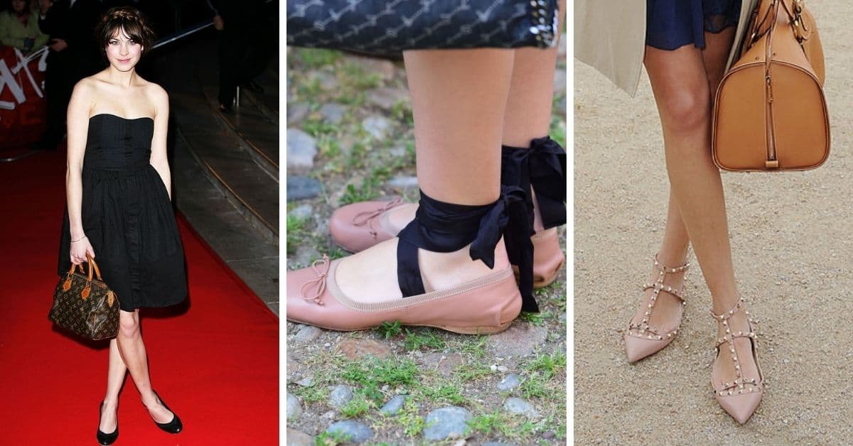 Los zapatos de bailarina están de regreso este 2022 y así los puedes usar tú con elegancia 