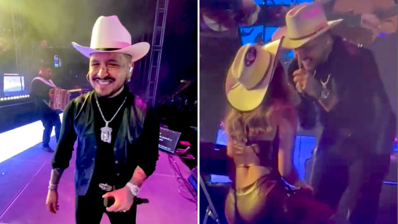 Christian Nodal le canta romántico a una mujer que no es Cazzu: “Eres tan perfecta”
