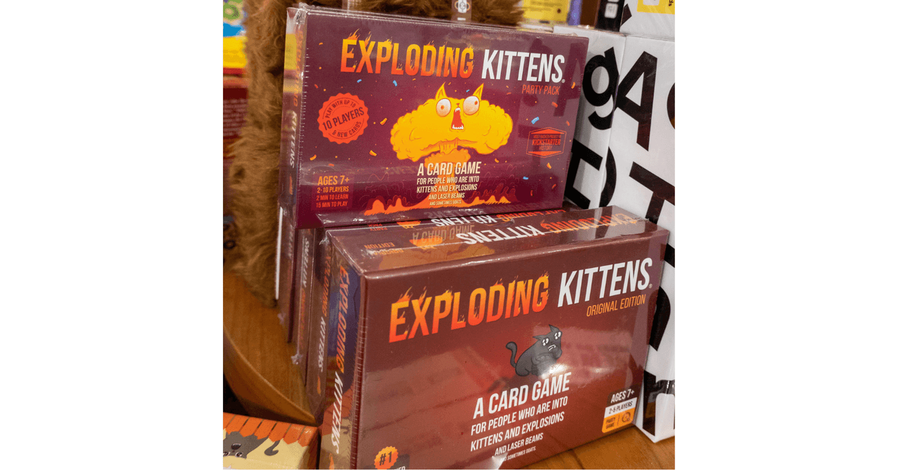 El juego de mesa Exploding Kittens