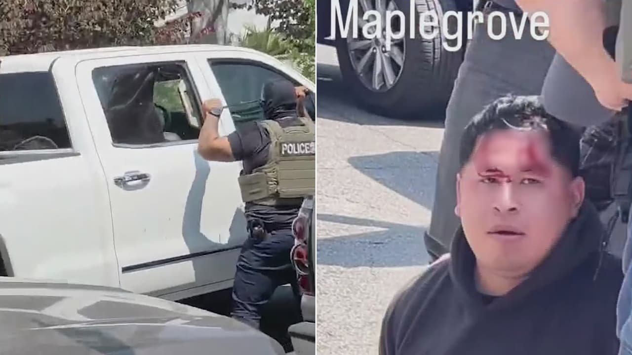 "El muchacho comenzó a sangrar": Registran violento arresto de hispano por agentes federales en La Puente