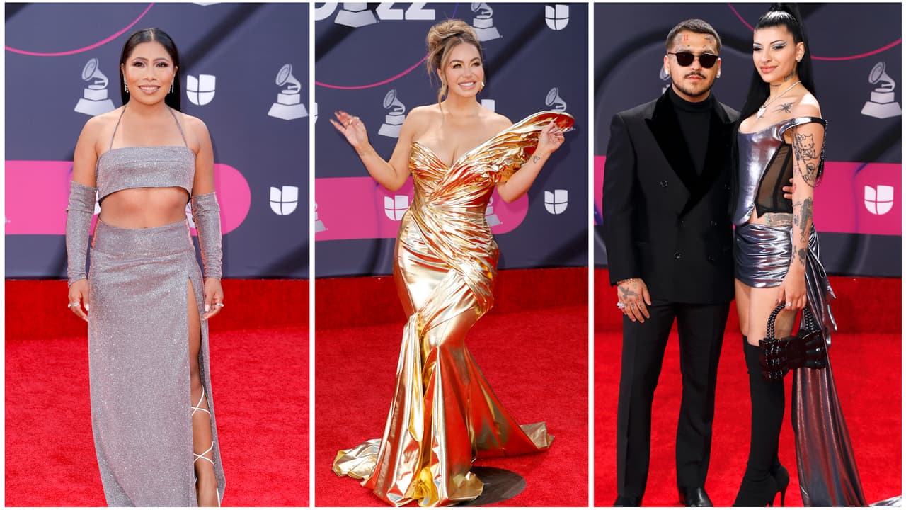 Los looks más impactantes de los Latin GRAMMY 2022: vestidos metalizados y con brillos se llevaron la noche