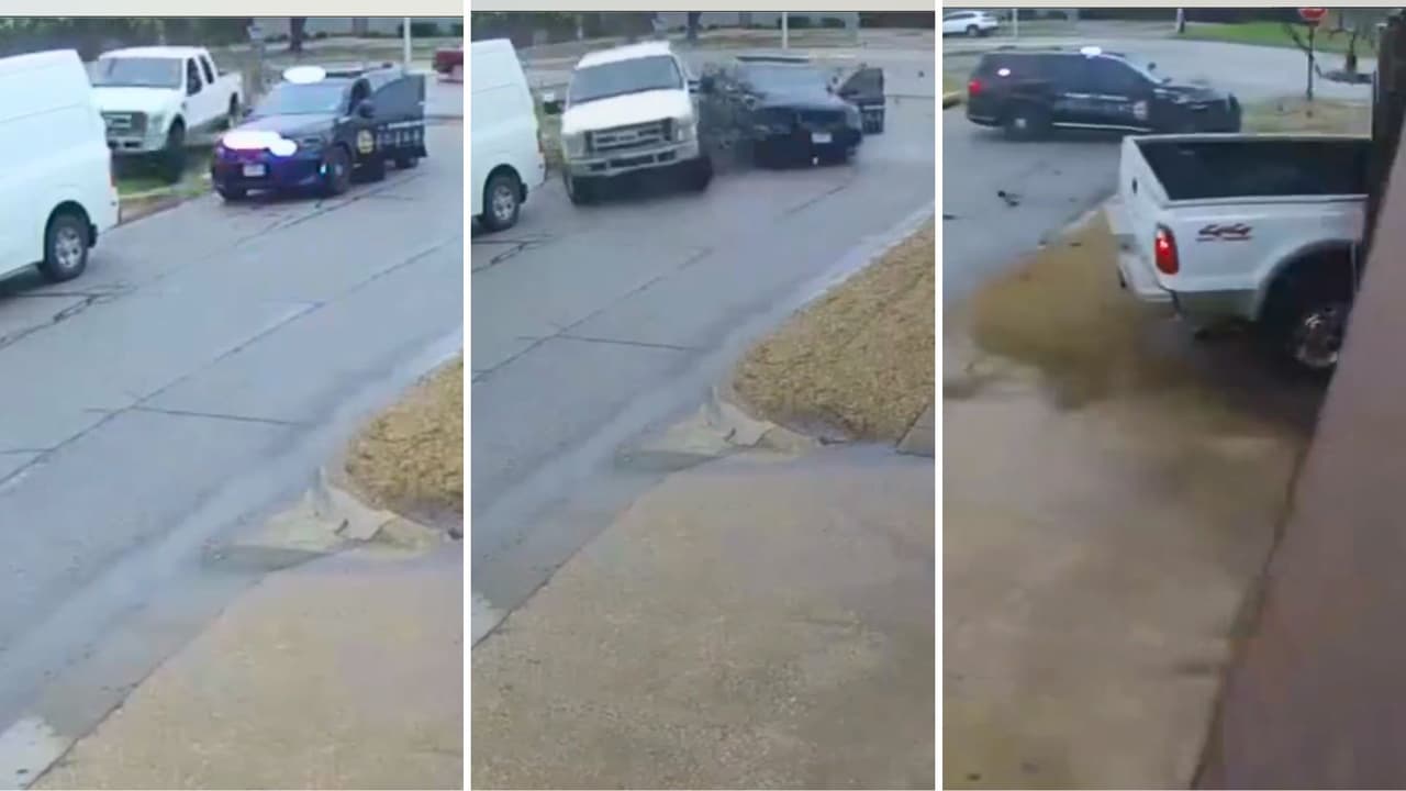 Un 
<b>adolescente que manejaba sin licencia perdió el control de su camioneta pick-up</b> en una calle mojada y terminó 
<b>chocando contra una patrulla de policía</b>. El accidente ocurrió el viernes 4 de abril, en la cuadra 
<a href="https://maps.app.goo.gl/q6nPxJ3eC99DGHDk6" target="_blank">13200 de Mount Castle Drive, en Farmers Branch. </a>