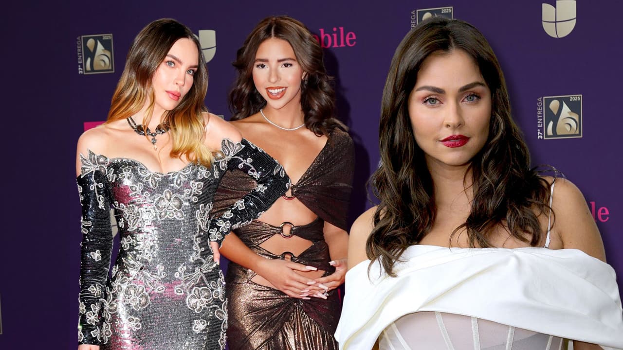 ¿Ángela Aguilar evitó a Belinda? Claudia Martín y su novio cuentan qué vieron en Premio Lo Nuestro