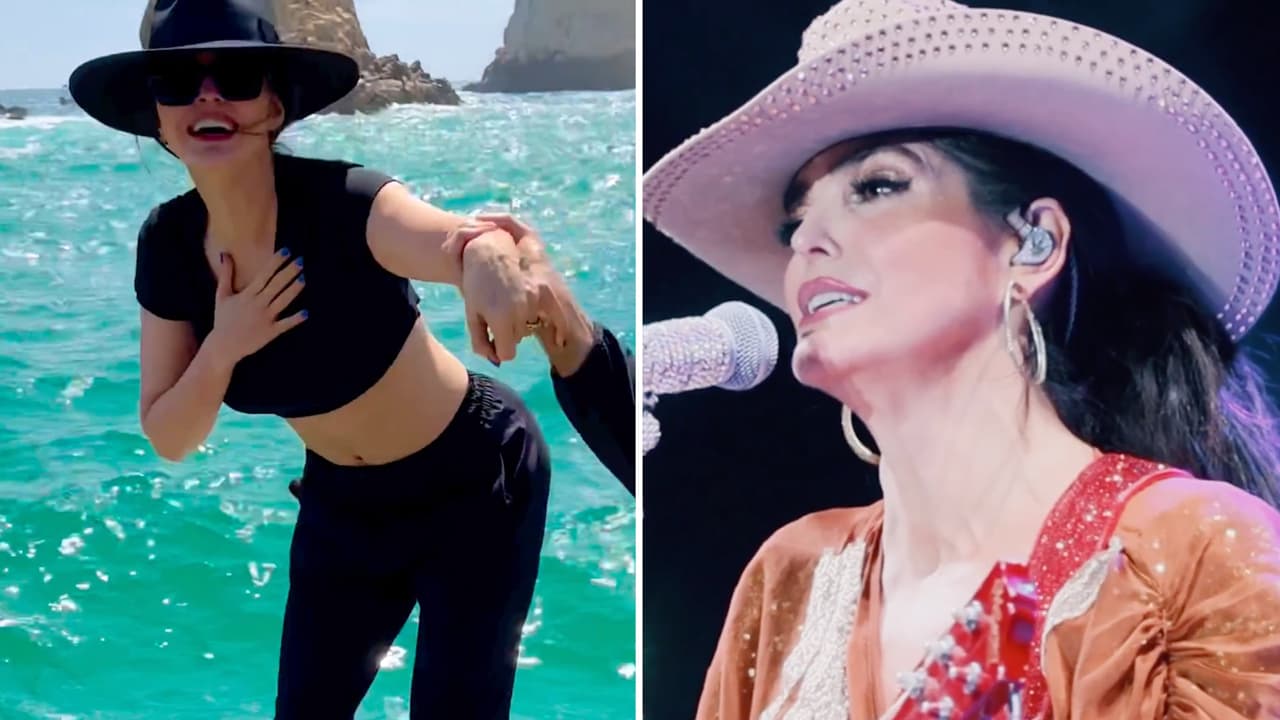 Ana Bárbara dio un pequeño concierto en el mar: incluso se arriesgó para complacer a sus fans