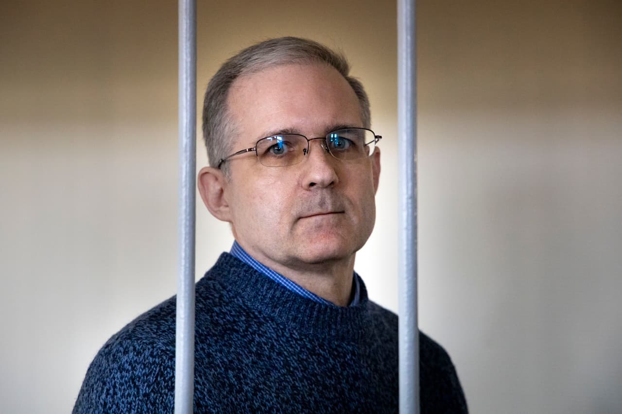 En esta imagen de archivo del 23 de agosto de 2019, Paul Whelan, un exmarine estadounidense que fue detenido por supuesto espionaje en Moscú el 28 de diciembre de 2018.