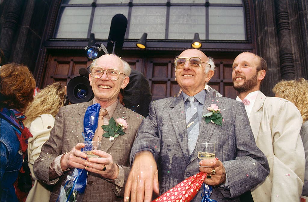 Axel y Eigil Axgil (boda en 1989)