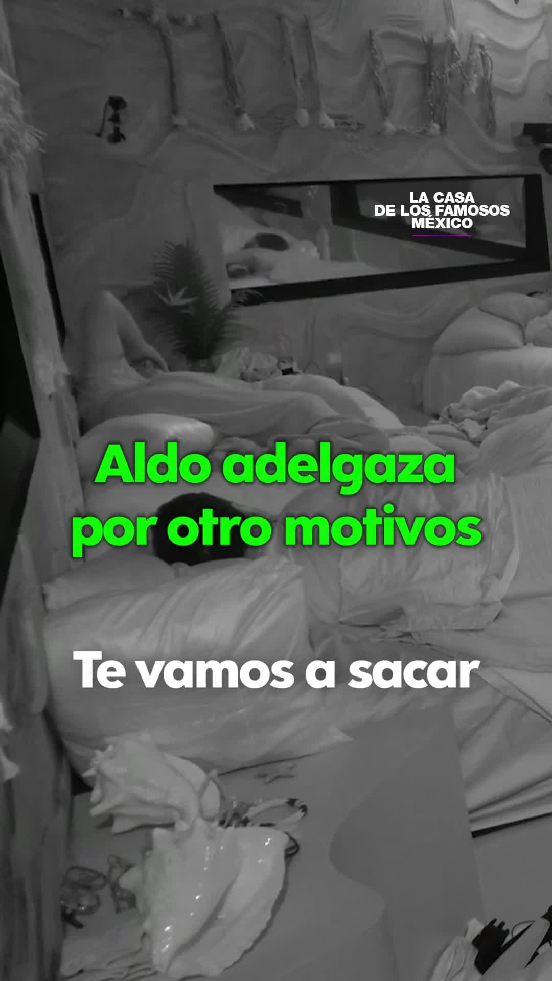 ¿Envidia a Memo? Aldo quiere verlo fuera por estar adelgazando