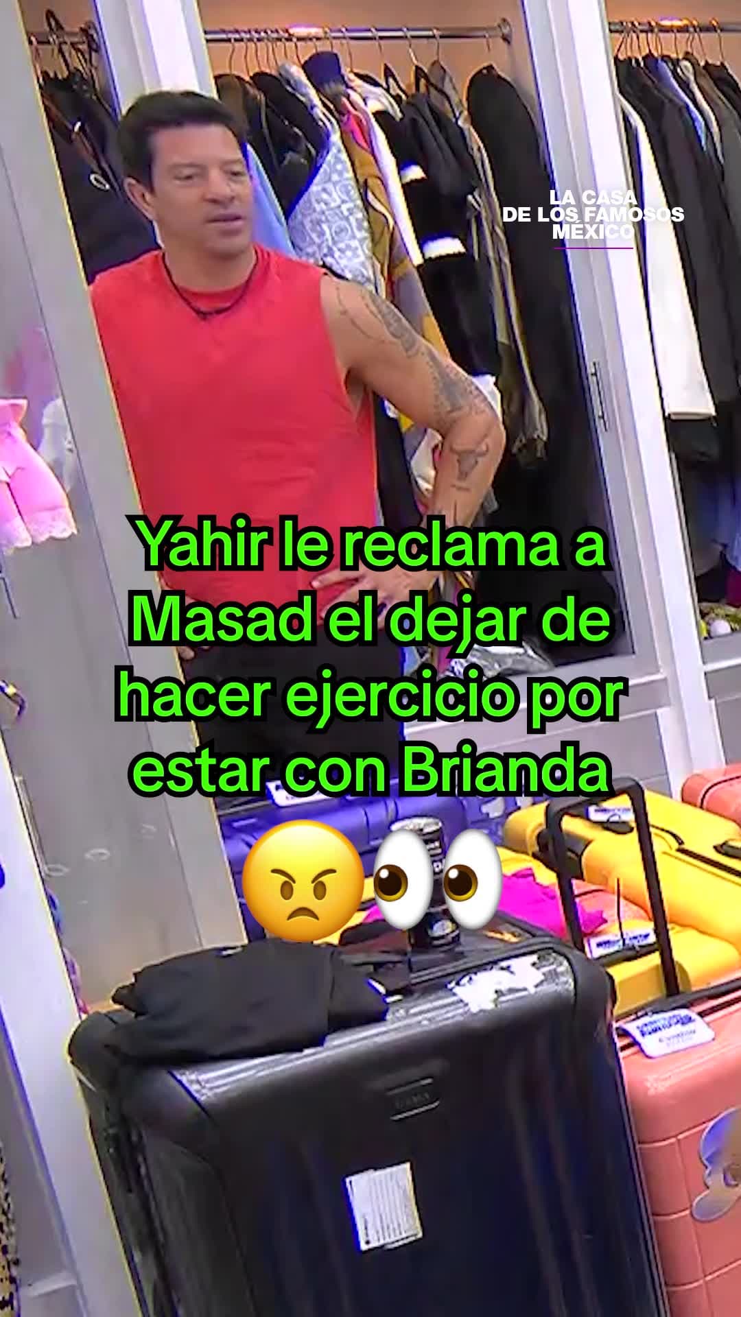 Yahir le reclama a Masad el dejar de hacer ejercicio por estar con Brianda