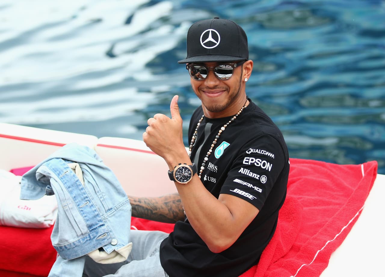 Formula One champion, Lewis Hamilton.