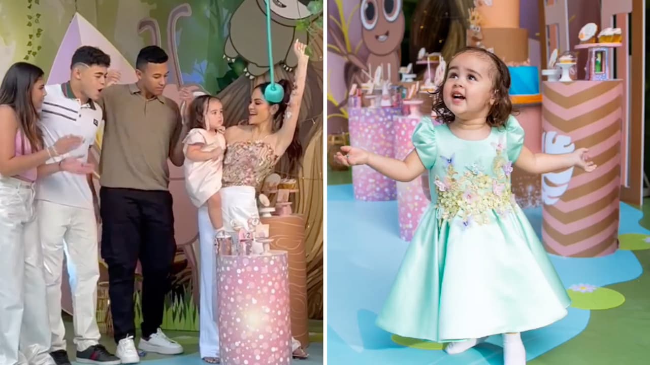 Así fue la fiesta de cumpleaños de la hija de Natti Natasha: hasta estilista le llevaron