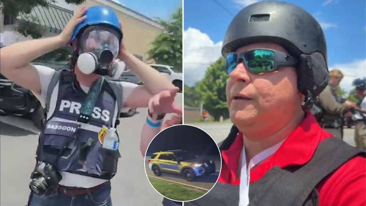 Periodista hispano detenido cuando cubría la protesta ‘No Kings’ enfrenta un nuevo cargo