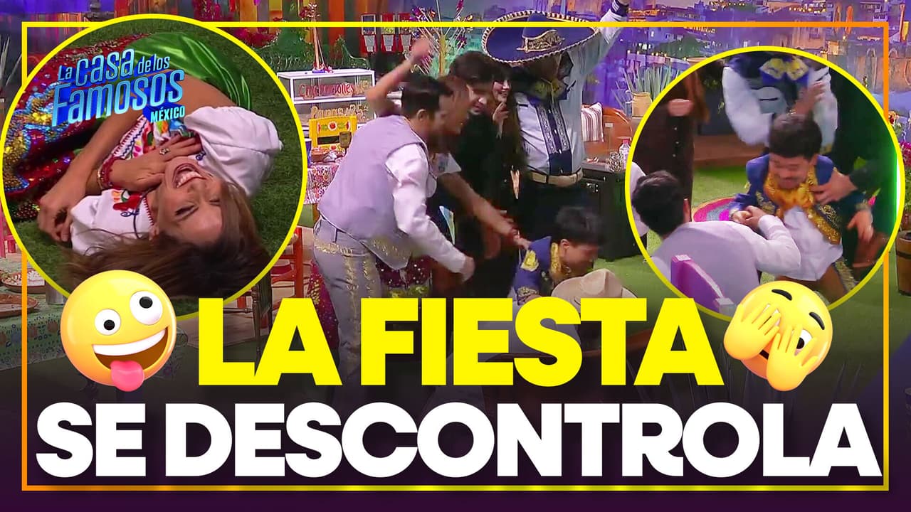 La fiesta se vuelve a descontrolar y ahora Mar sale volando