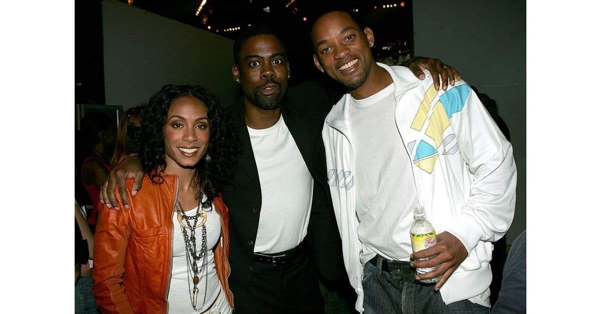 Jada Pinkett, Chris Rock y Will Smith en la 18 edición de los Annual Kids Choice Awards en 2005