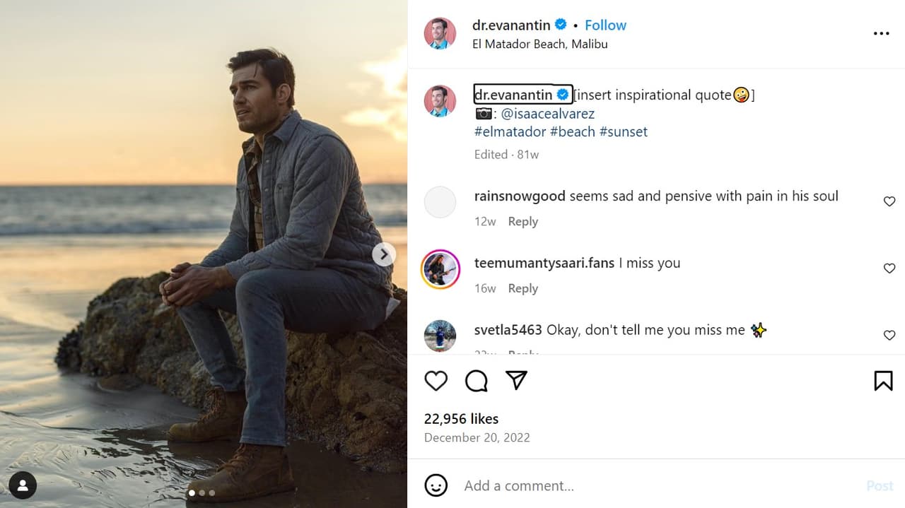 Instagram @drevanantin