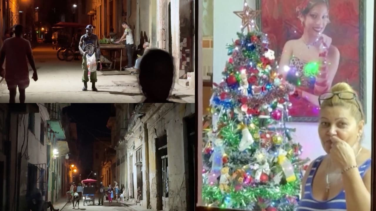 Los días 24 y 25 de diciembre, por tradición, las familias cubanas se reúnen para compartir "una buena cena", según 
<b>explica Yamilet García</b>. Unos se encargan de llevar arroz y otros los frijoles, para reducir los gastos.