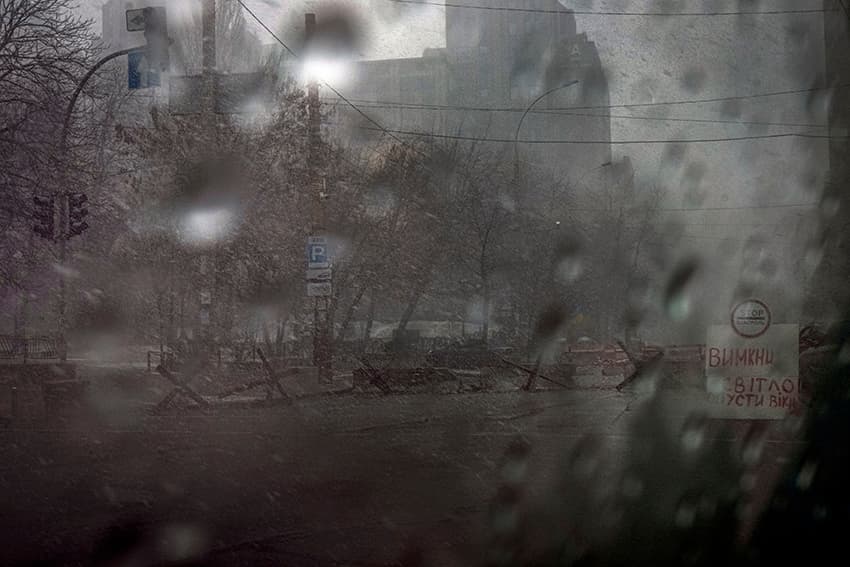 Checkpoint en Kiev.