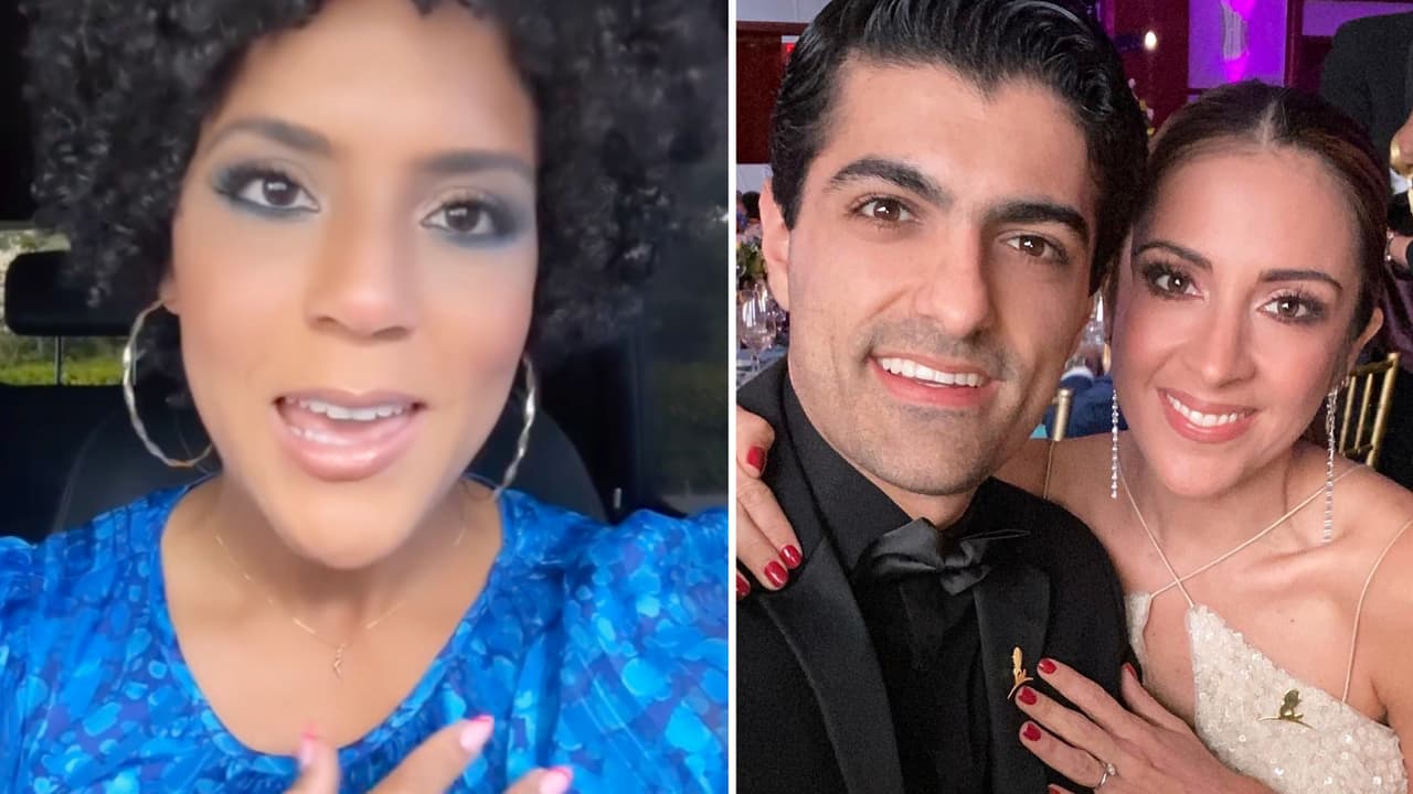 Francisca se llevó tremendo susto con su outfit minutos antes de la boda de Maity Interiano