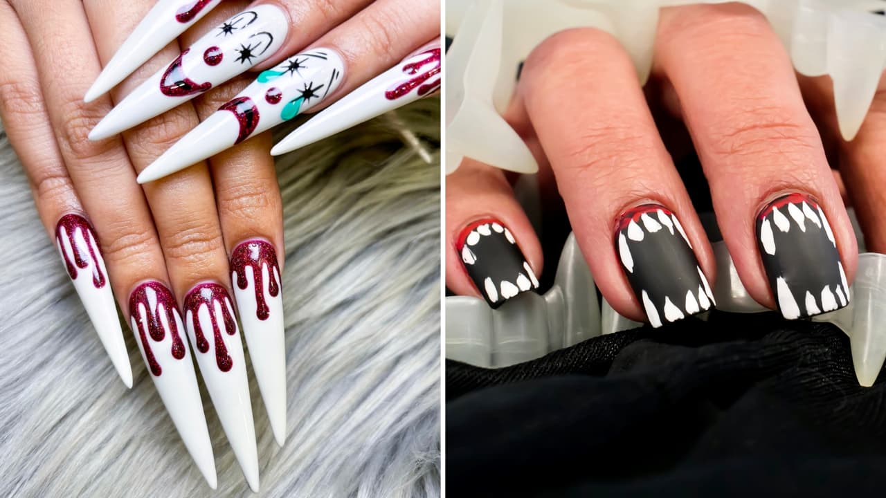 19 diseños de uñas terroríficos para presumir en Halloween 