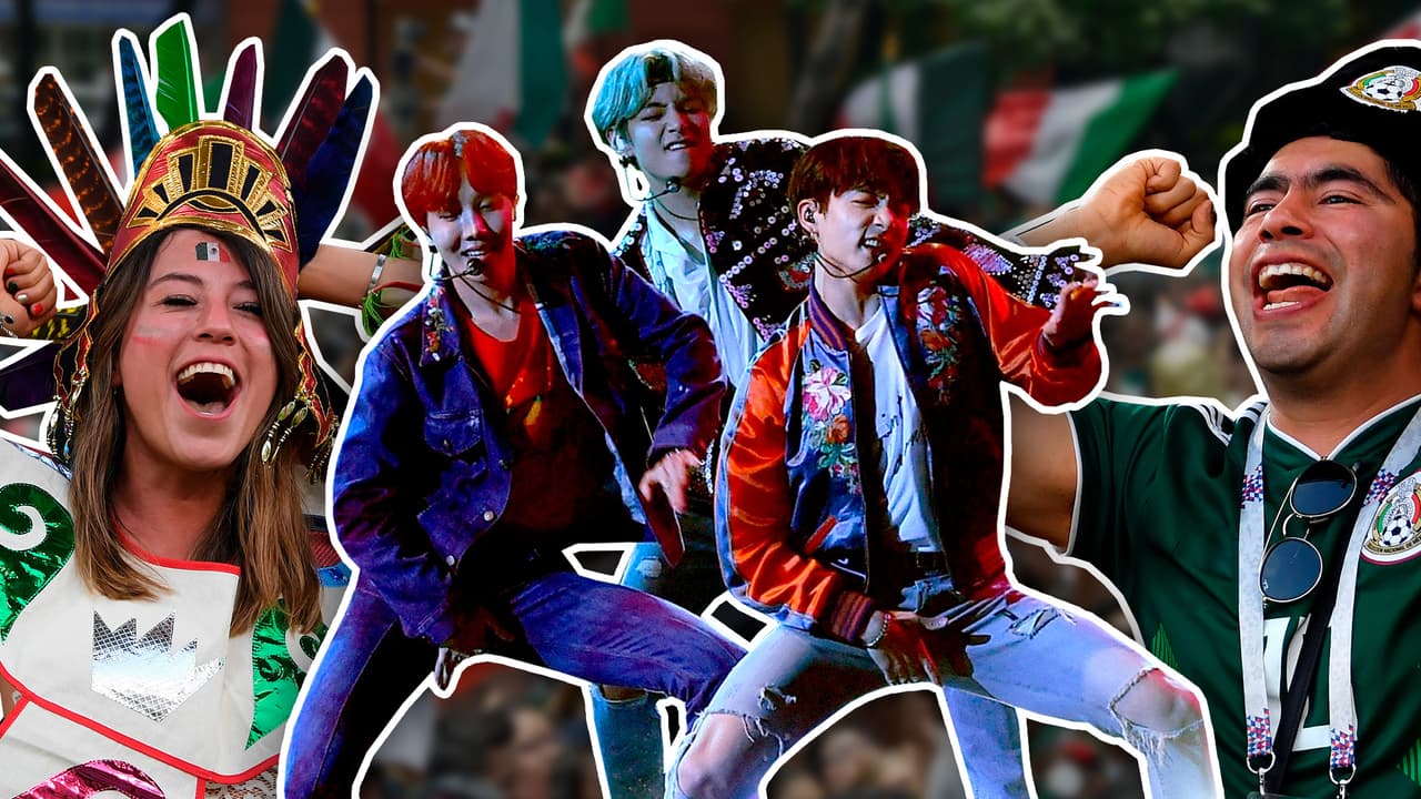 De 'Cielito Lindo' al K-Pop: la euforia de México por su clasificación logró lo impensable con una banda surcoreana