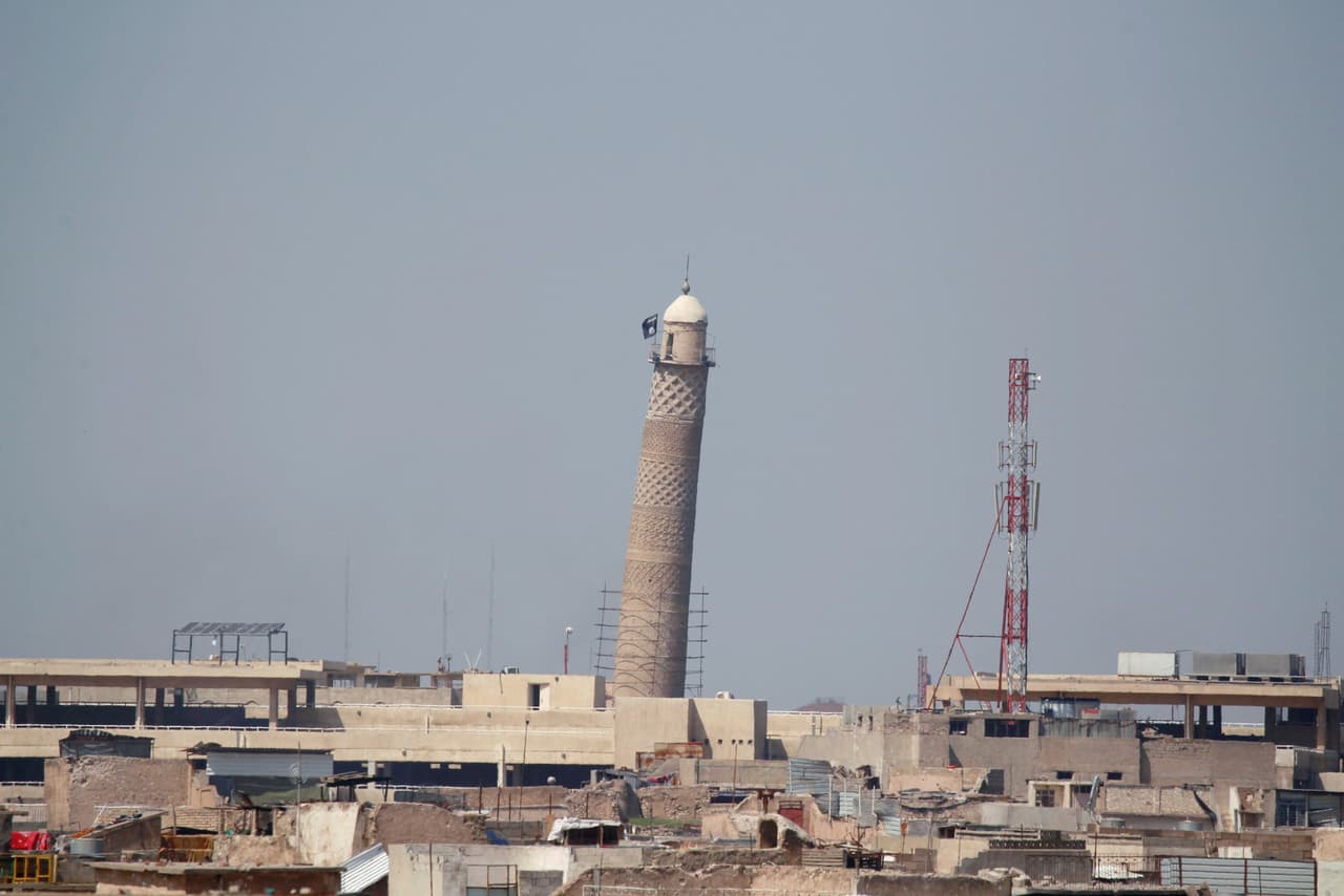 La gran mezquita de Mosul fue un símbolo para el grupo Estado Islámico porque fue ahí donde proclamaron su califato
