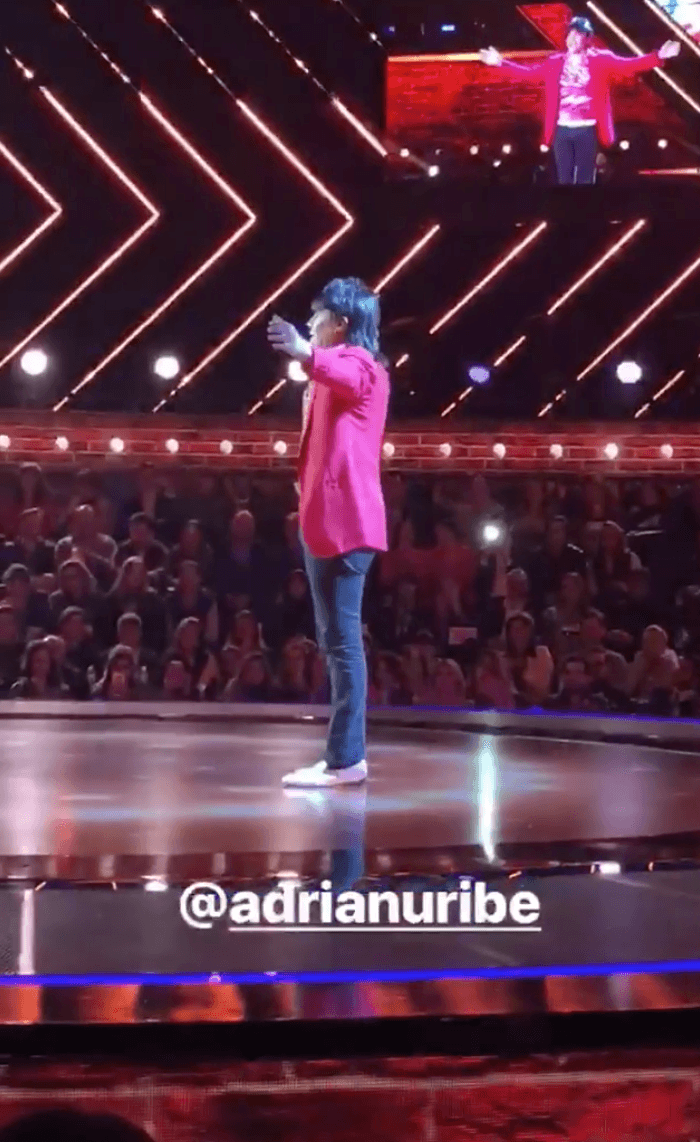 Adrian Uribe divirtió a los asistentes.