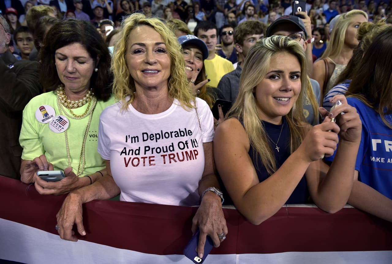 Deplorables y orgullosos: los seguidores de Trump usan el insulto de Hillary Clinton contra ella