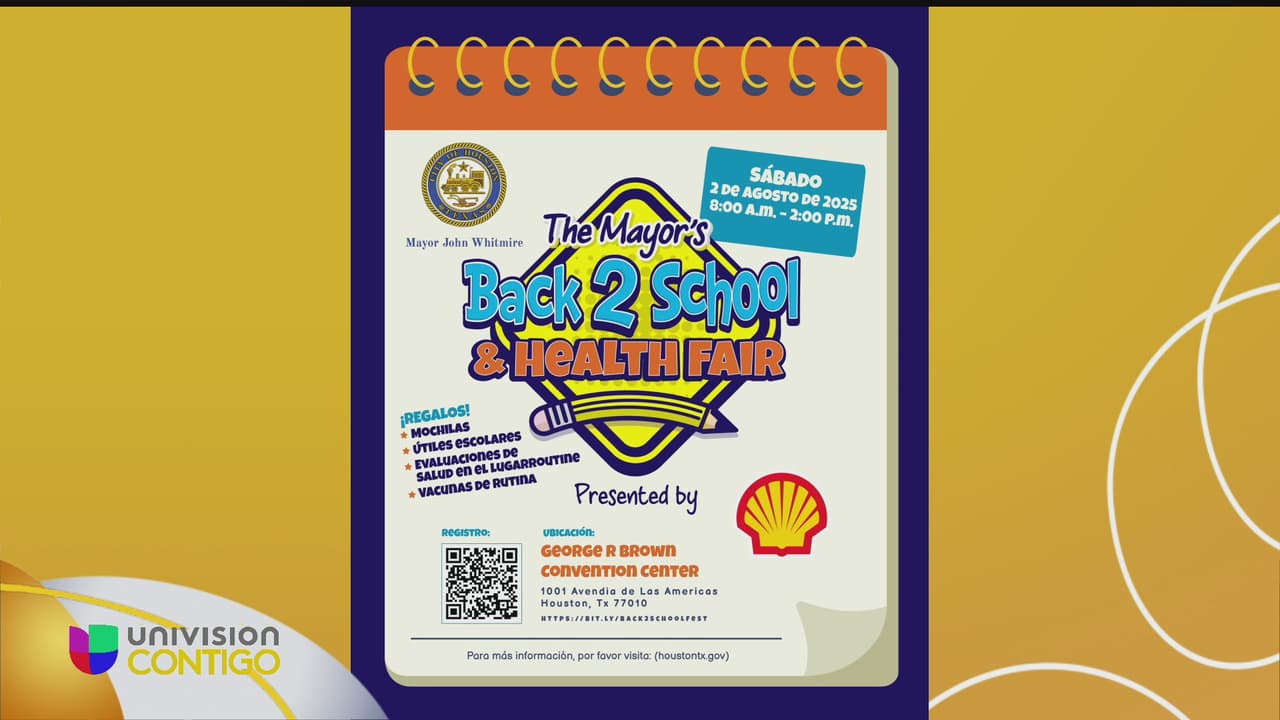 La feria de regreso a clases de la alcaldía de Houston