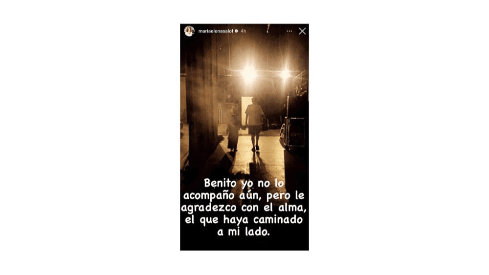 Así se despidió 'La Güereja' de su papiringo.