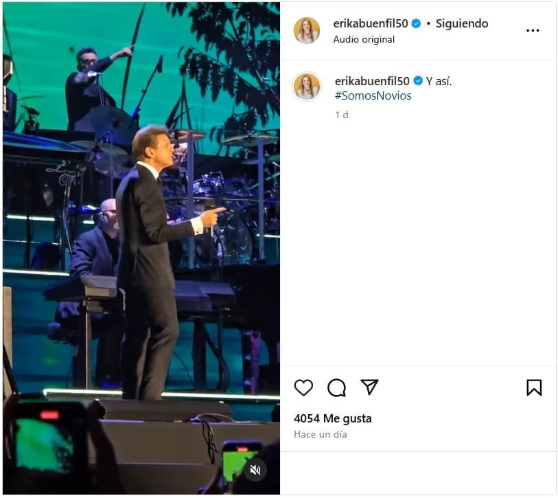 Erika Buenfil compartió que estuvo muy cerca de Luis Miguel, con quien sostuvo un romance.