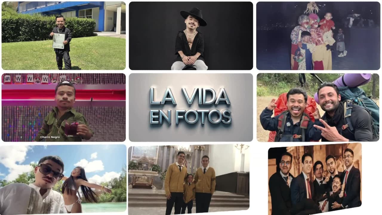 Abelito abre su corazón al narrar su vida en fotos desde pequeño