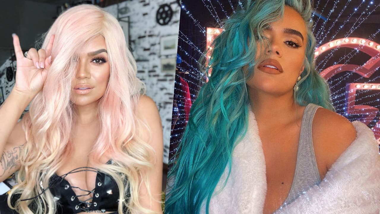 Aunque 
<a target="_blank" href="https://www.univision.com/musica/karol-g-donaciones-y-ayudas-financieras-fotos">Karol G</a> no tenía claro cuál sería el color que vendría después, contó que para decidirlo se probó pelucas de diferentes, aunque no ha revelado su nuevo 
<i>look</i>.