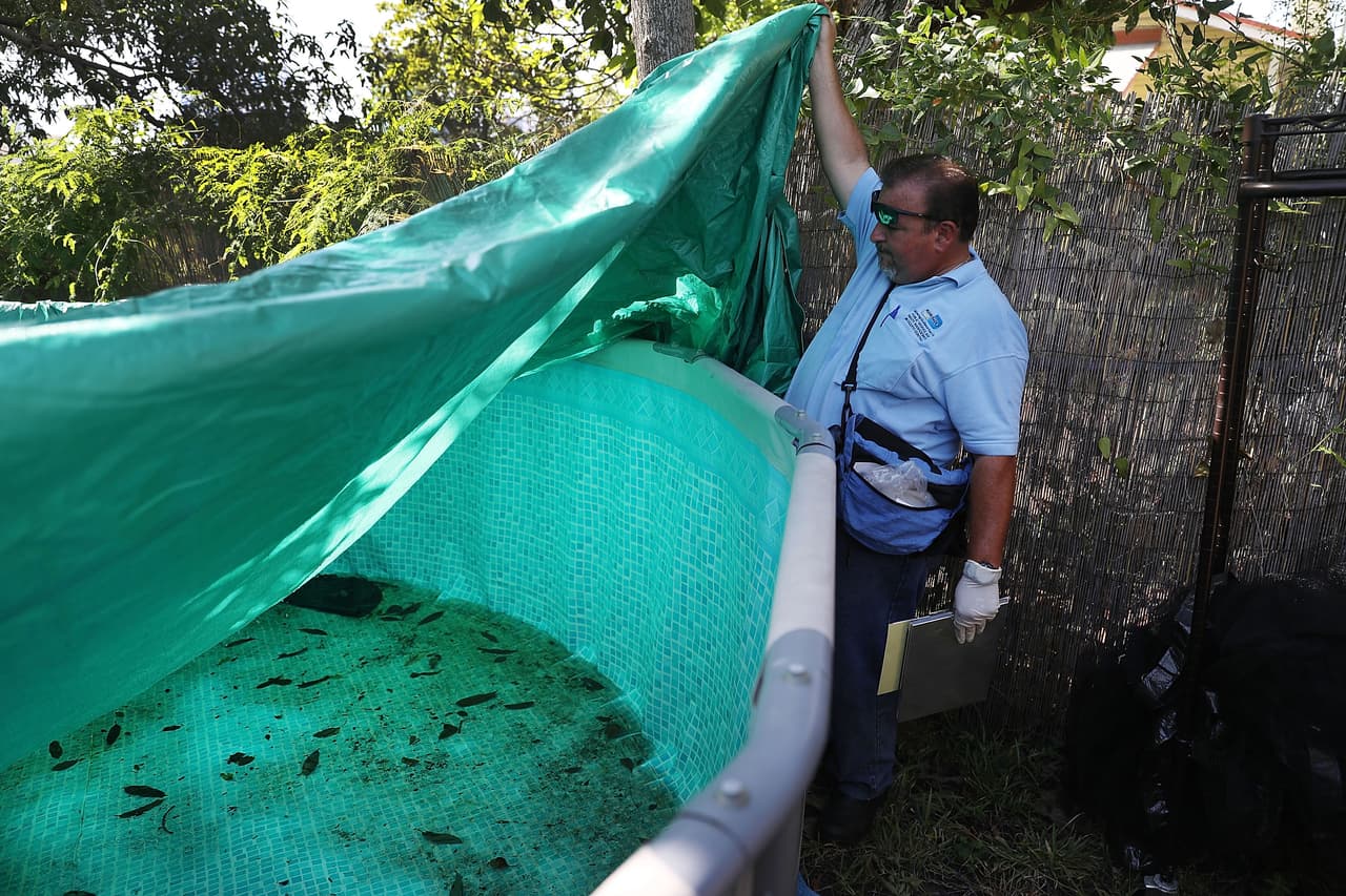 El primer paso para protegerse es eliminar el peor enemigo: el agua estancada. Asegúrese de no tener artículos en su patio que puedan acumular agua. 
<br>